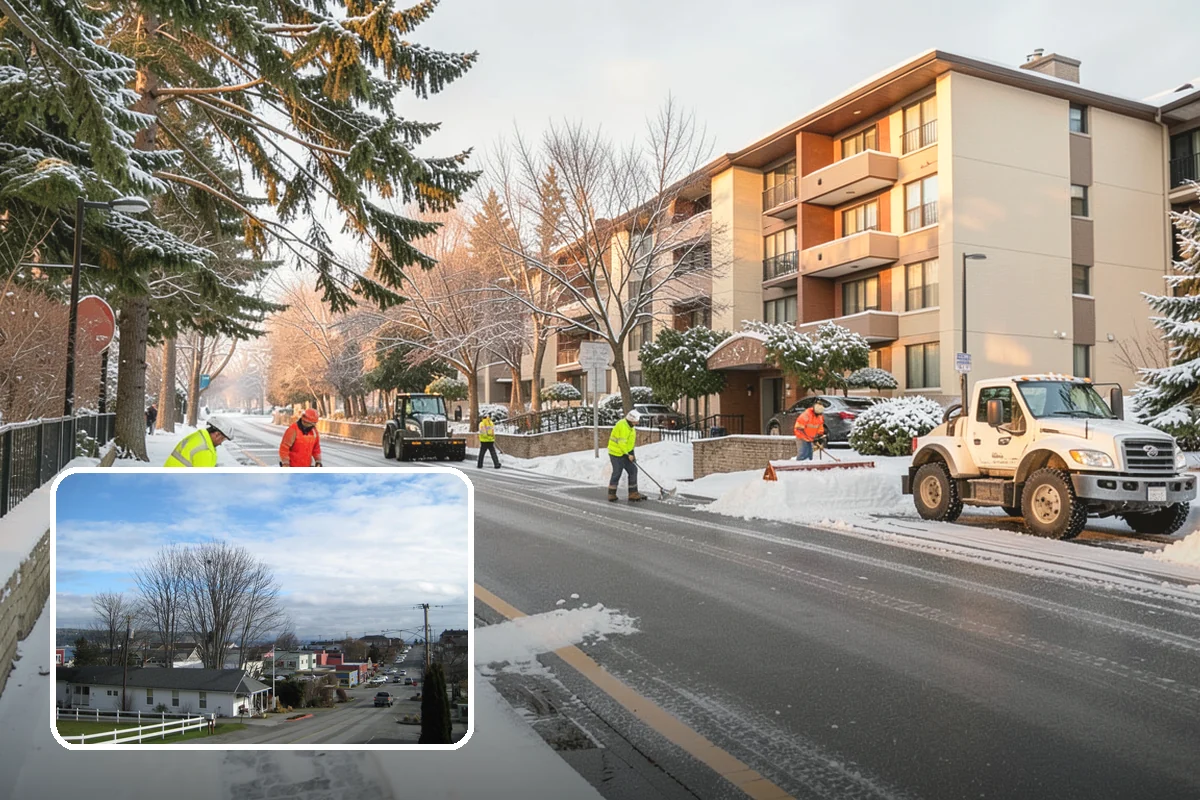HOA Snow Hauling in Langley, Island County, WA - Reclaims guest parking lost to plow piles