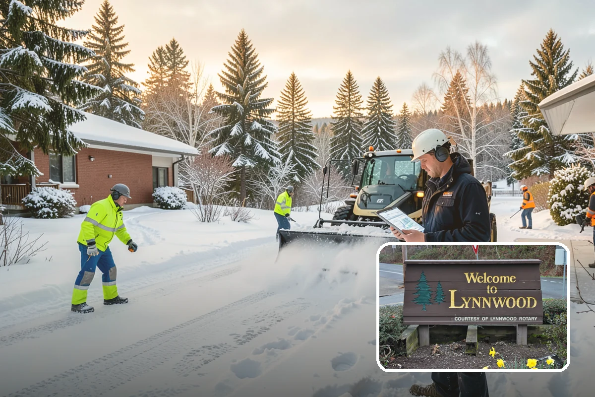 HOA Snow Hauling in Lynnwood, Snohomish County, WA - Reclaims guest parking lost to plow piles