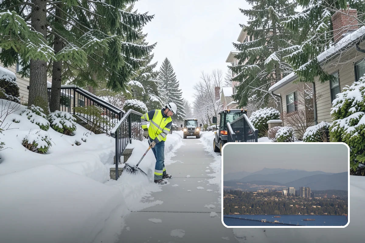 HOA Snow Hauling in Medina, King County, WA - Reclaims guest parking lost to plow piles