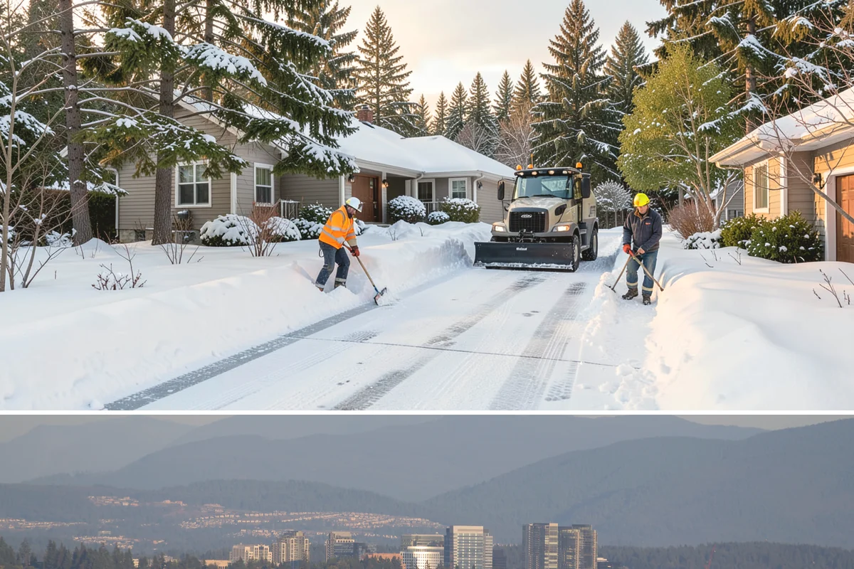 HOA Snow Hauling in Medina, King County, WA - HOA hauling is scheduled after repeated snowfalls fill the common lots or when thaw-refreeze cycles harden the piles into lasting...