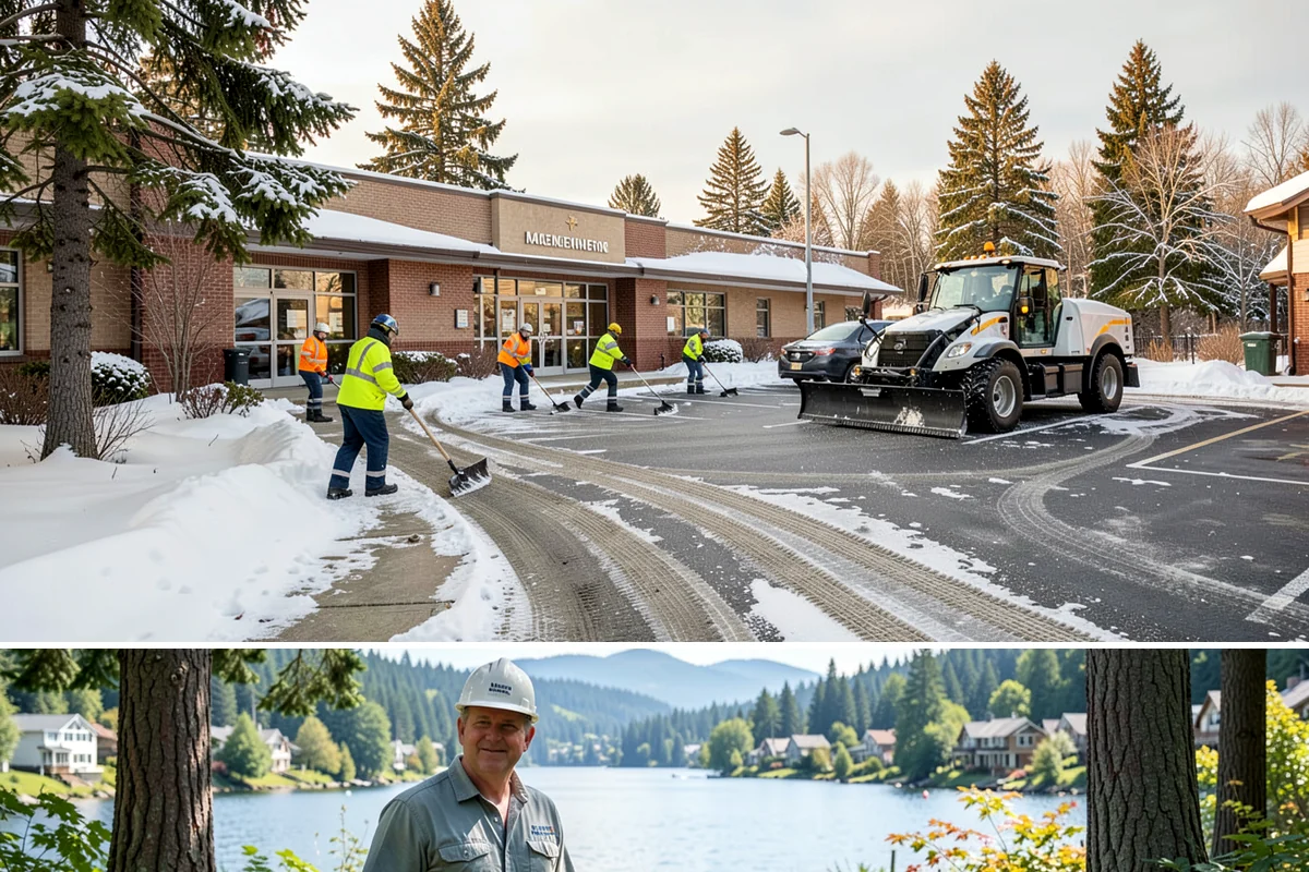 HOA Snow Hauling in Milton, King County, WA - HOA hauling is scheduled after repeated snowfalls fill the common lots or when thaw-refreeze cycles harden the piles into lasting...
