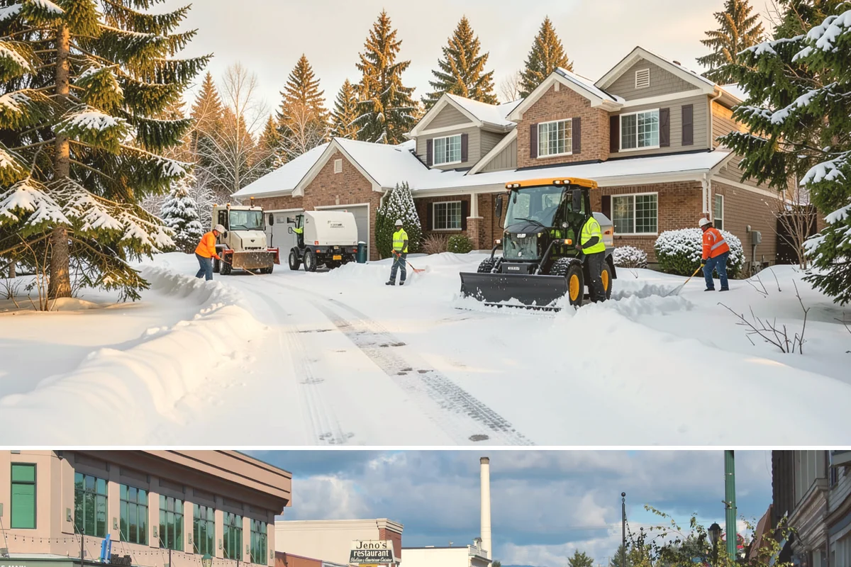 HOA Snow Hauling in Monroe, Snohomish County, WA - HOA hauling is scheduled after repeated snowfalls fill the common lots or when thaw-refreeze cycles harden the piles into lasting...
