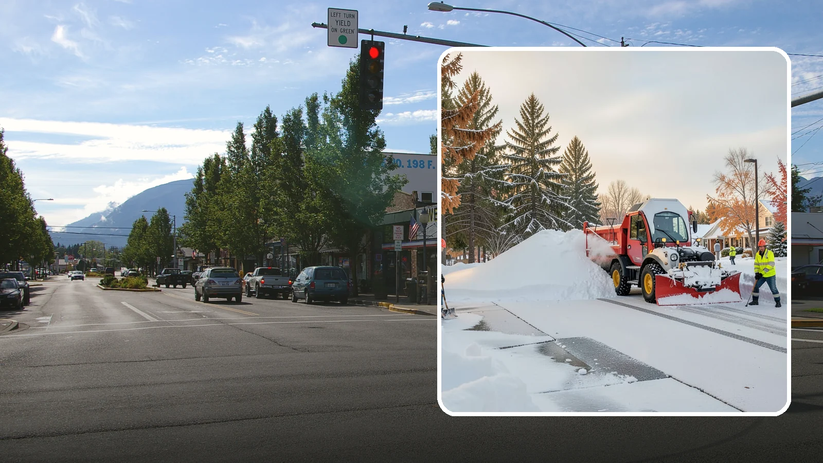 HOA Snow Hauling in North Bend, King County, WA - We haul snow out of HOA communities when piled accumulation starts blocking parking, drives, and common areas.