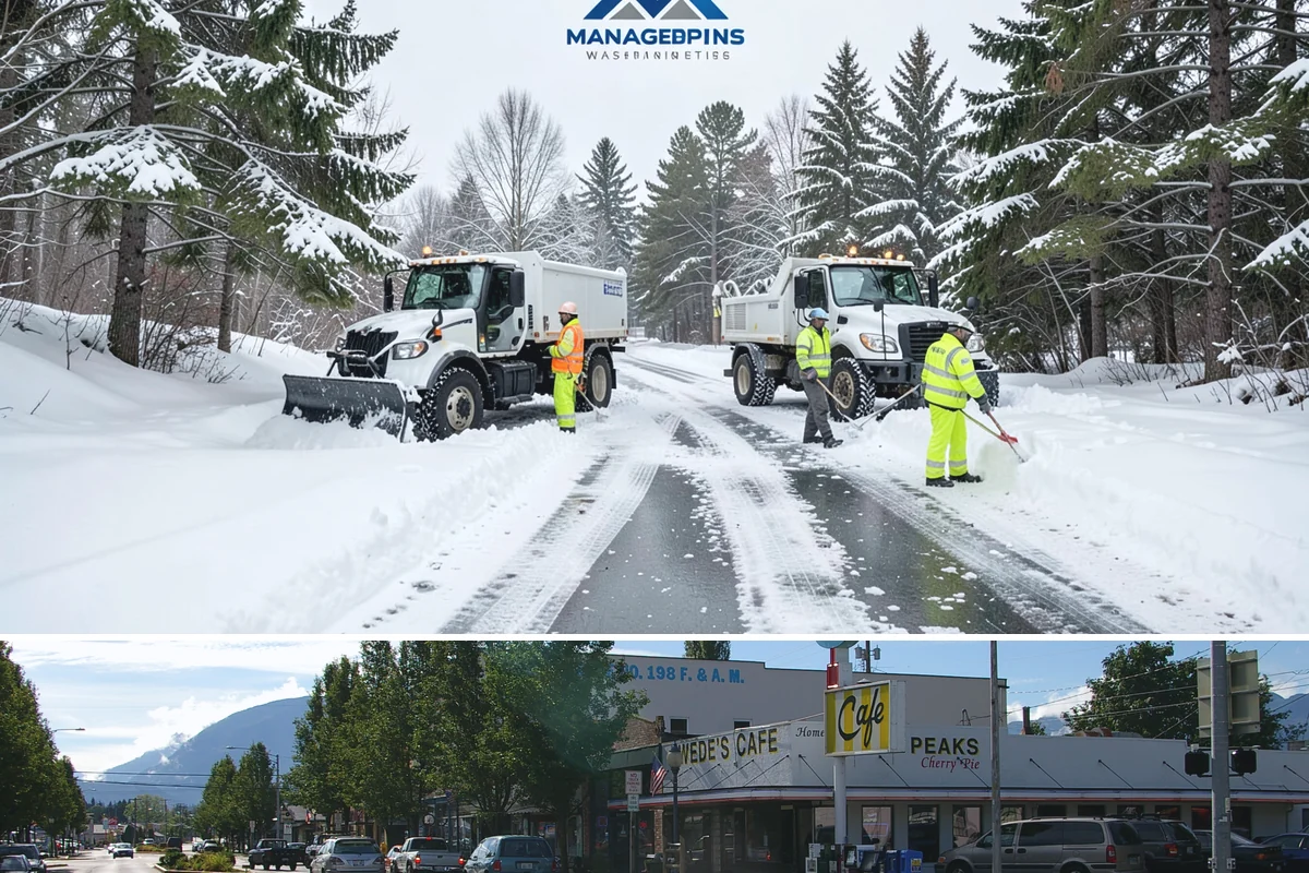 HOA Snow Hauling in North Bend, King County, WA - HOA hauling is scheduled after repeated snowfalls fill the common lots or when thaw-refreeze cycles harden the piles into lasting...
