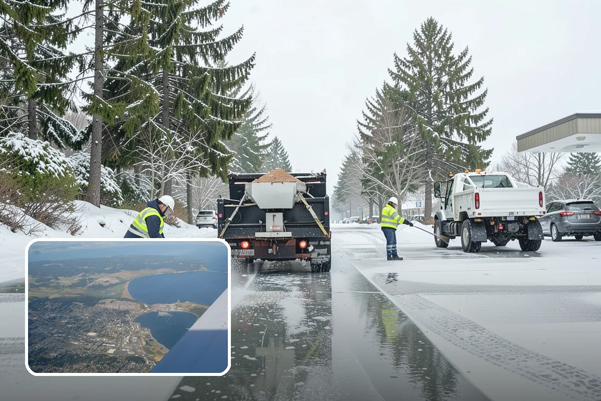 HOA Snow Hauling in Oak Harbor, Island County, WA - Reclaims guest parking lost to plow piles