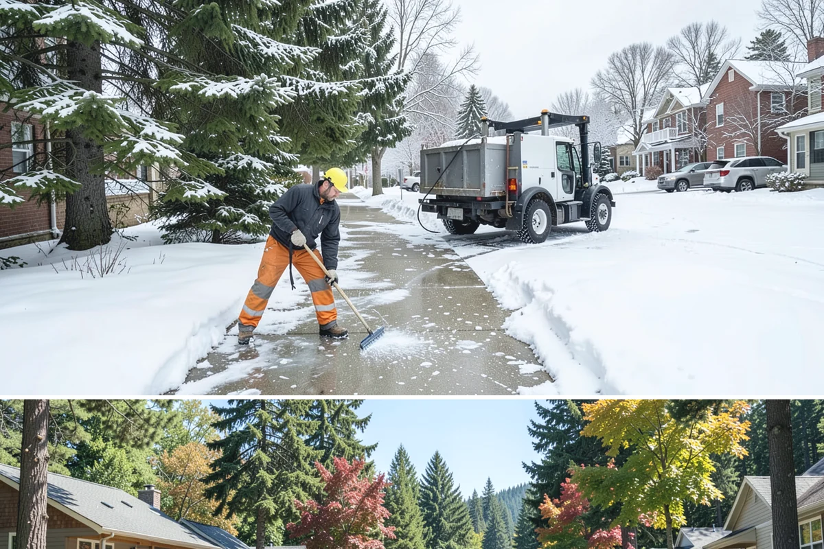 HOA Snow Hauling in Orting, Pierce County, WA - HOA hauling is scheduled after repeated snowfalls fill the common lots or when thaw-refreeze cycles harden the piles into lasting...
