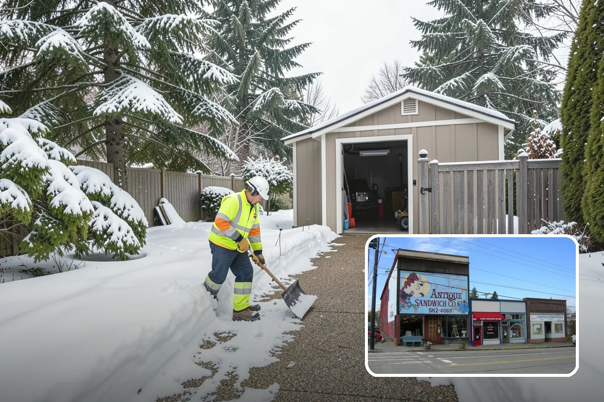 HOA Snow Hauling in Ruston, Pierce County, WA - Reclaims guest parking lost to plow piles