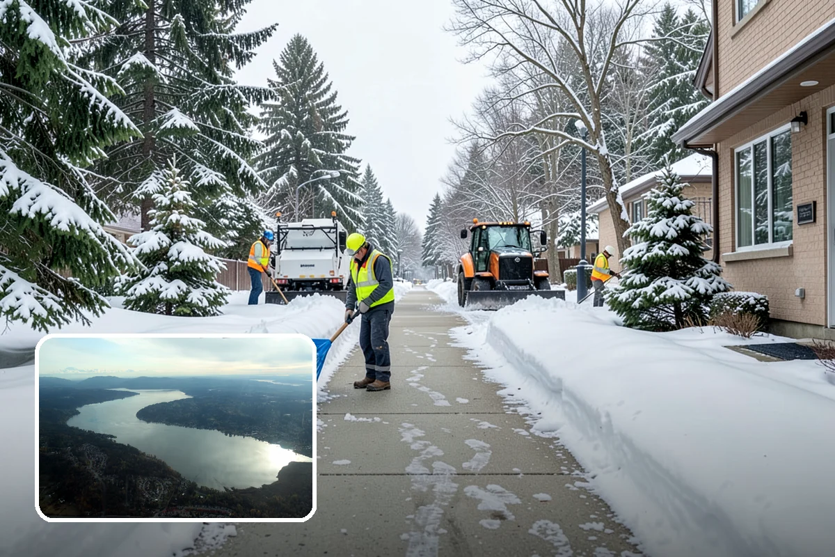 HOA Snow Hauling in Sammamish, King County, WA - Reclaims guest parking lost to plow piles