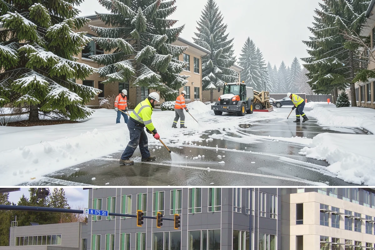 HOA Snow Hauling in Shoreline, King County, WA - HOA hauling is scheduled after repeated snowfalls fill the common lots or when thaw-refreeze cycles harden the piles into lasting...