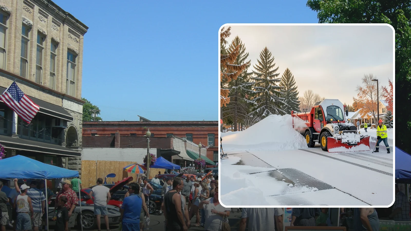 HOA Snow Hauling in Snohomish, Snohomish County, WA - We haul snow out of HOA communities when piled accumulation starts blocking parking, drives, and common areas.