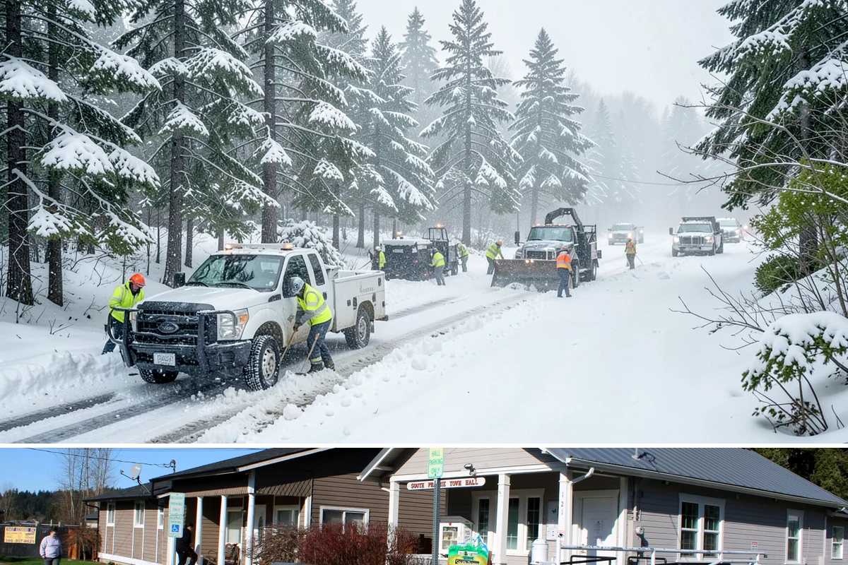 HOA Snow Hauling in South Prairie, Pierce County, WA - HOA hauling is scheduled after repeated snowfalls fill the common lots or when thaw-refreeze cycles harden the piles into lasting...