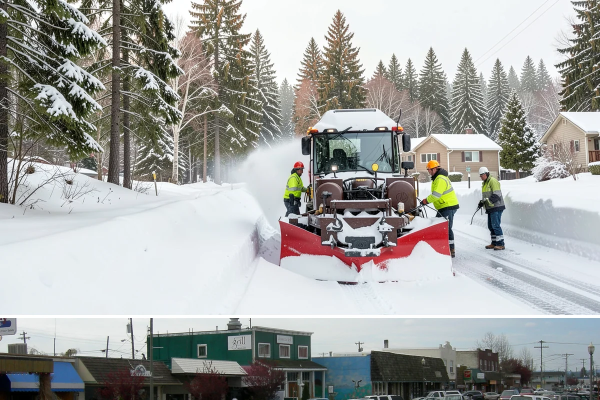 HOA Snow Hauling in Stanwood, Snohomish County, WA - HOA hauling is scheduled after repeated snowfalls fill the common lots or when thaw-refreeze cycles harden the piles into lasting...