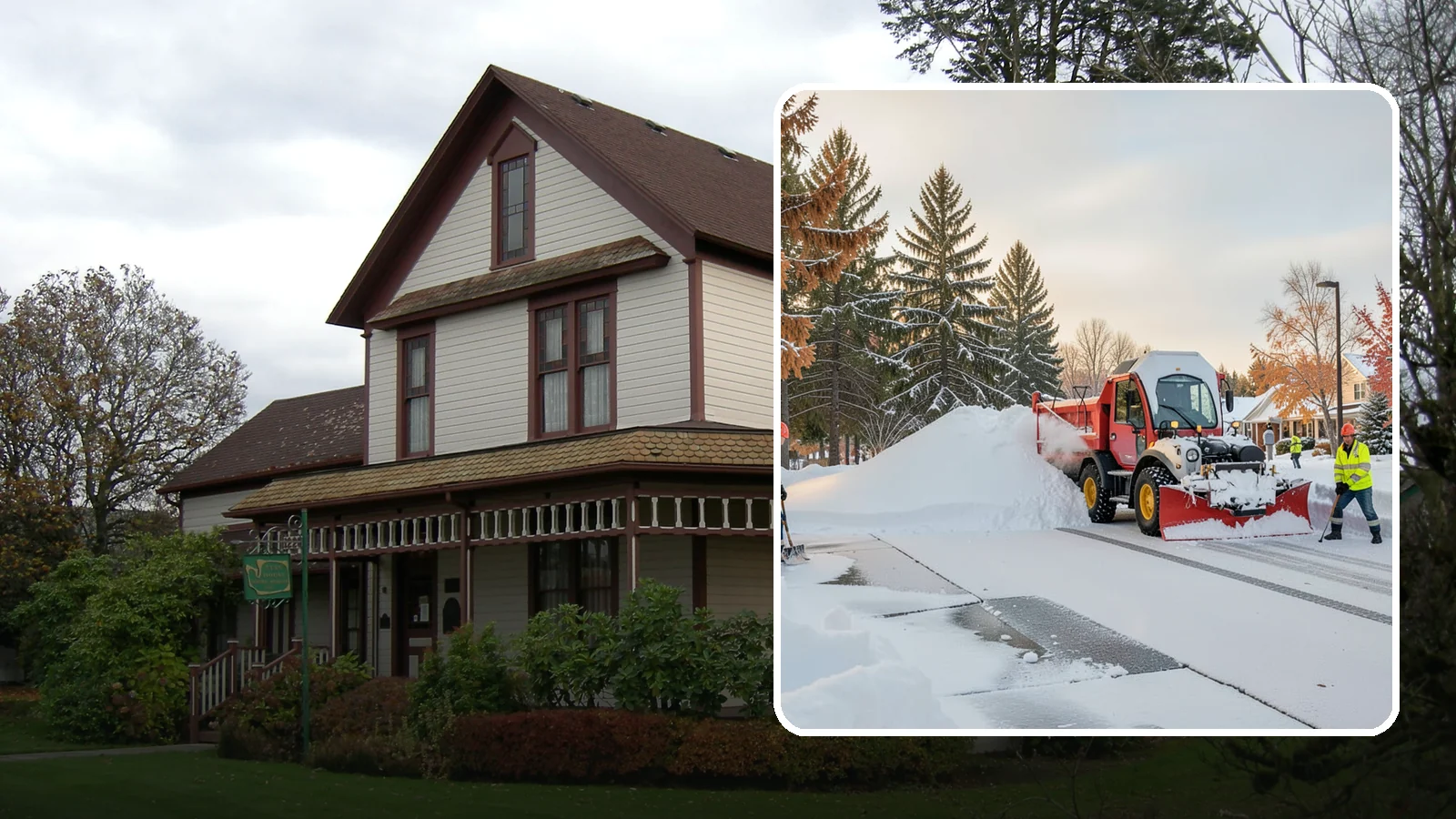 HOA Snow Hauling in Sumner, Pierce County, WA - We haul snow out of HOA communities when piled accumulation starts blocking parking, drives, and common areas.
