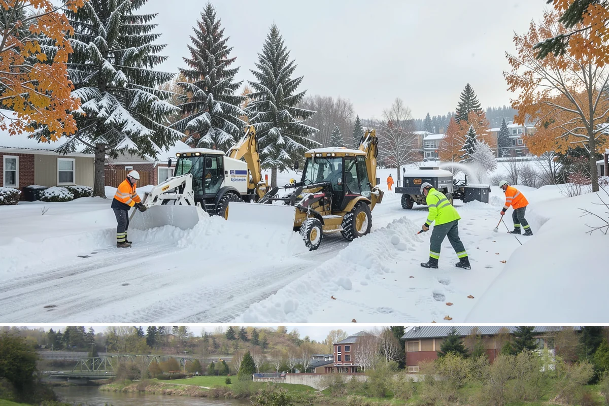 HOA Snow Hauling in Tukwila, King County, WA - HOA hauling is scheduled after repeated snowfalls fill the common lots or when thaw-refreeze cycles harden the piles into lasting...