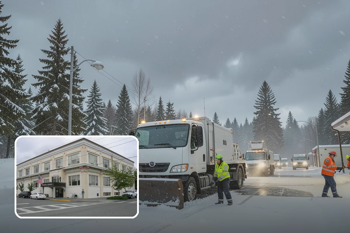 HOA Snow Plowing in Anacortes, Skagit County, WA - One seasonal contract covering all private roads and common areas