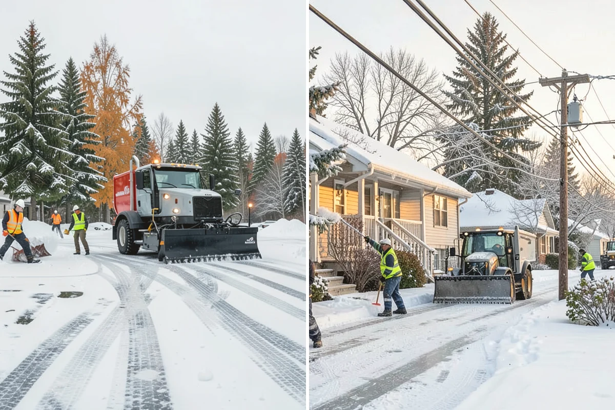 HOA Snow Plowing in Anacortes, Skagit County, WA - Meet with the board to map private roads, common lots, and priority intersections