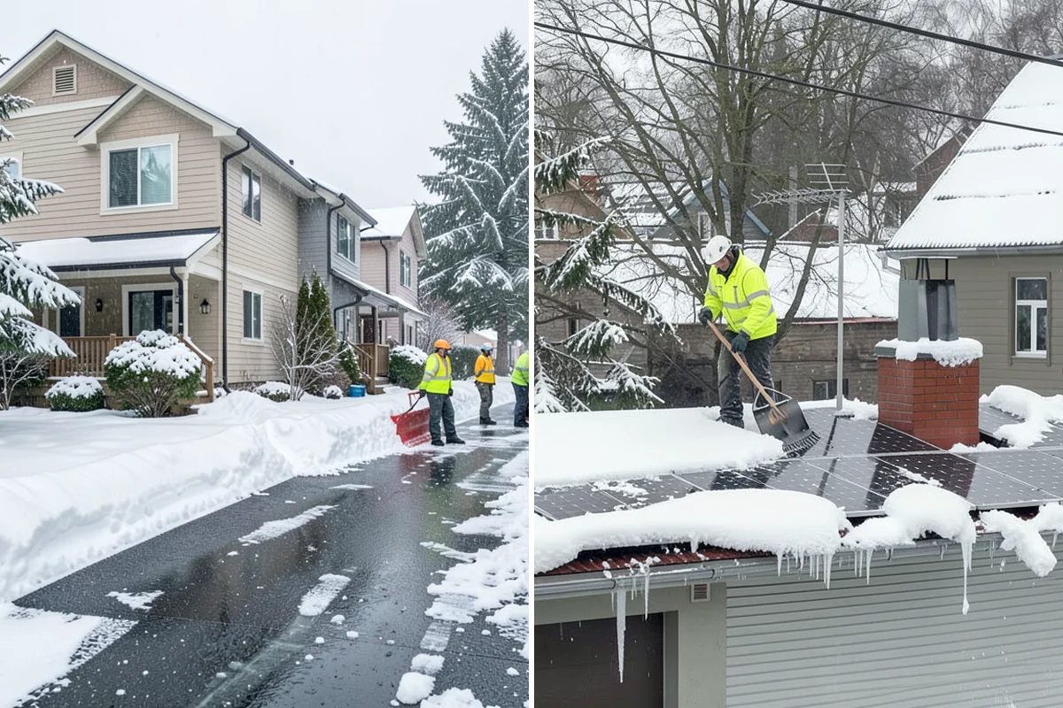 HOA Snow Plowing in Arlington, Snohomish County, WA - Meet with the board to map private roads, common lots, and priority intersections