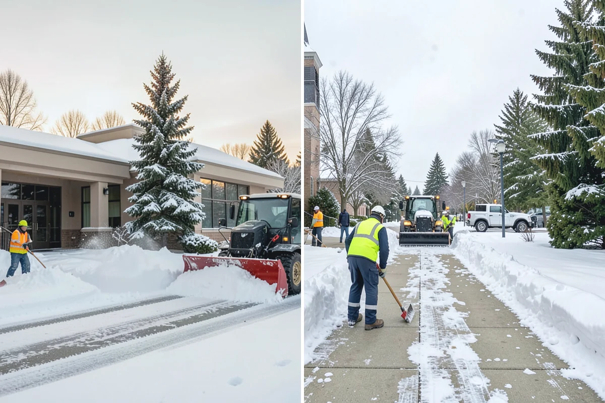 HOA Snow Plowing in Beaux Arts Village, King County, WA - Meet with the board to map private roads, common lots, and priority intersections