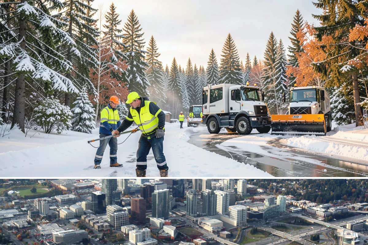 HOA Snow Plowing in Bellevue, King County, WA - Approve the seasonal contract before winter so the association avoids scrambling for a plow after the first storm warning.