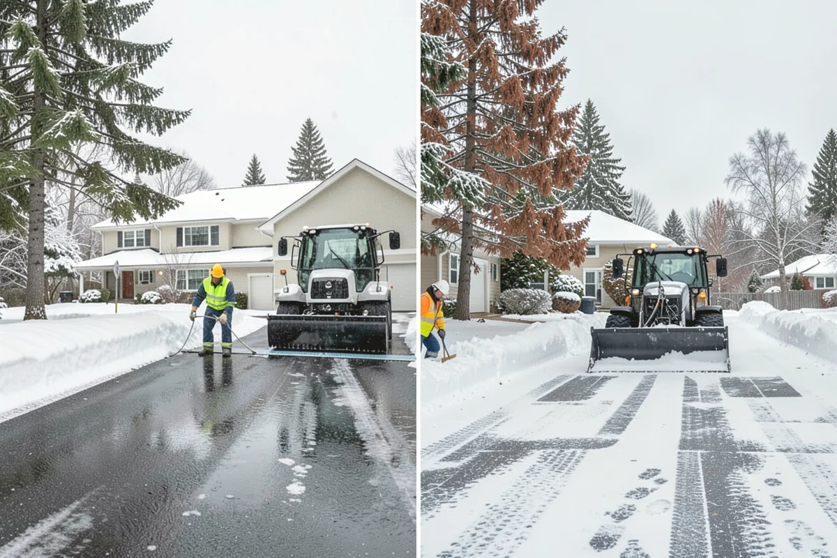HOA Snow Plowing in Black Diamond, King County, WA - Meet with the board to map private roads, common lots, and priority intersections