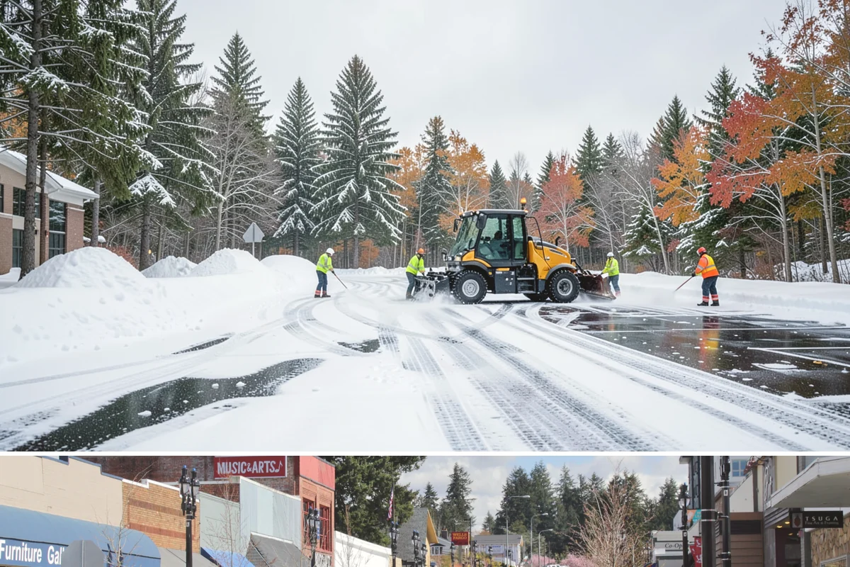 HOA Snow Plowing in Bothell, King County, WA - Approve the seasonal contract before winter so the association avoids scrambling for a plow after the first storm warning.