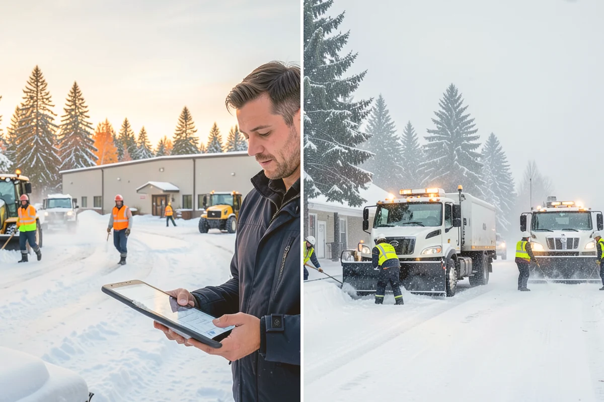 HOA Snow Plowing in Brier, Snohomish County, WA - Meet with the board to map private roads, common lots, and priority intersections