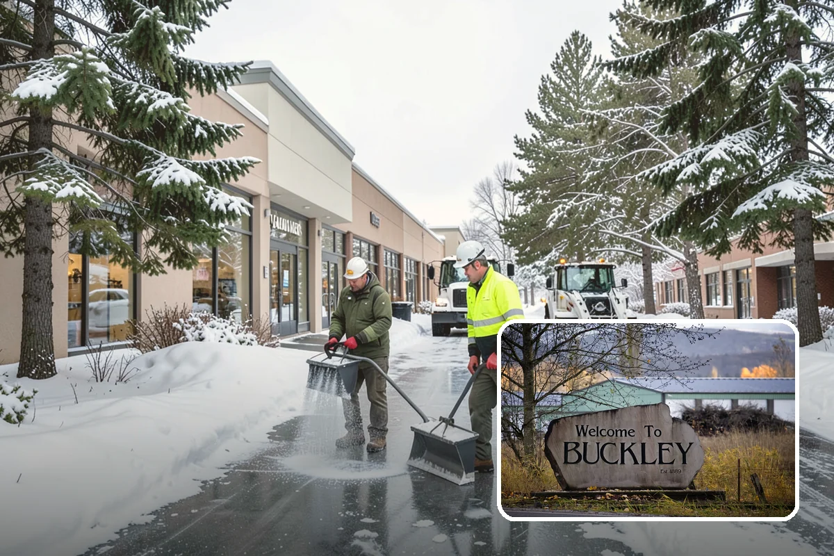 HOA Snow Plowing in Buckley, Pierce County, WA - One seasonal contract covering all private roads and common areas