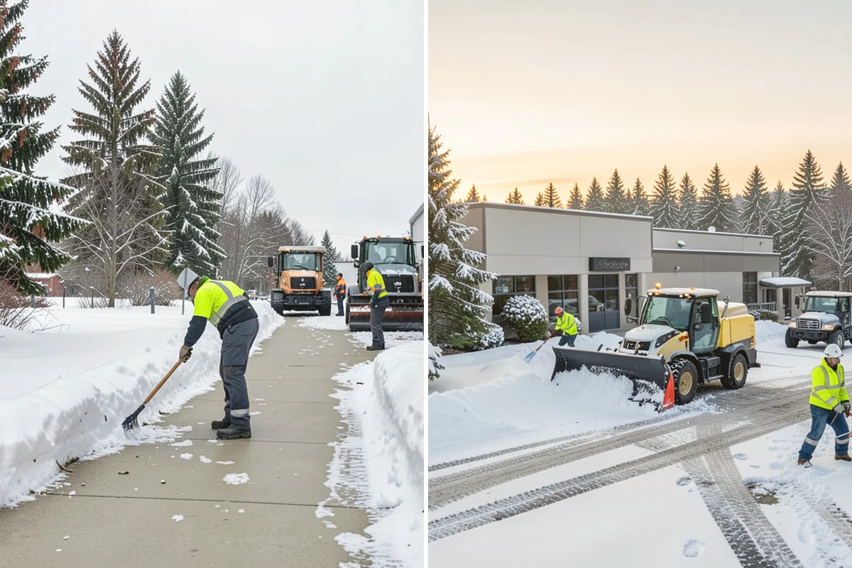 HOA Snow Plowing in Burien, King County, WA - Meet with the board to map private roads, common lots, and priority intersections