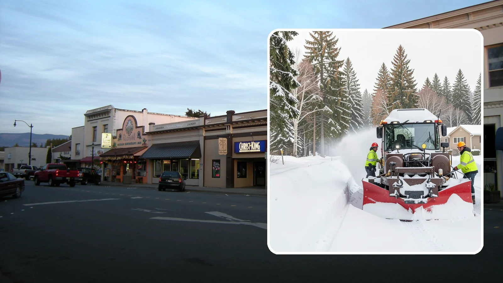 HOA Snow Plowing in Burlington, Skagit County, WA - We plow HOA roads, guest lots, and shared entrances under one seasonal contract so the whole community stays connected during a...