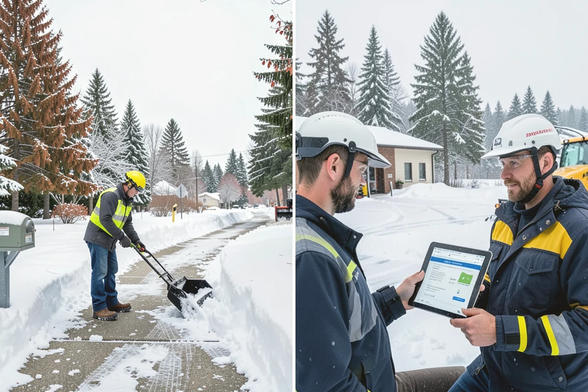 HOA Snow Plowing in Carnation, King County, WA - Meet with the board to map private roads, common lots, and priority intersections