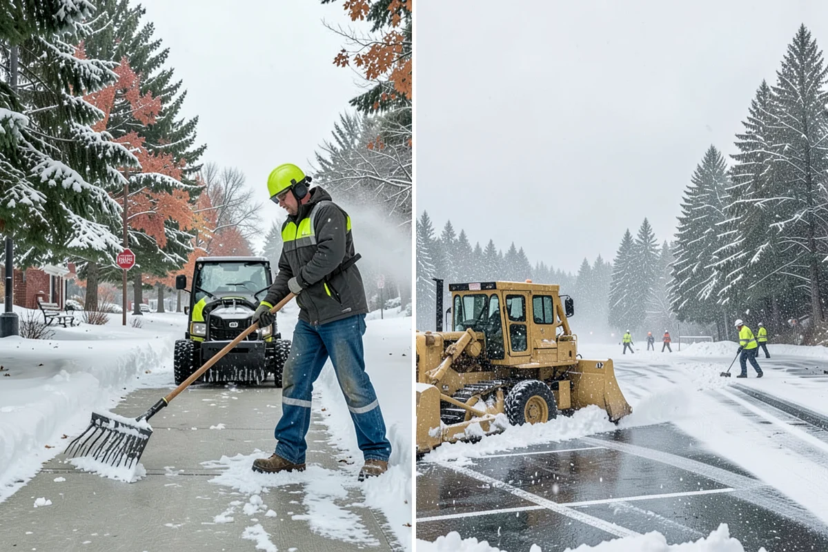 HOA Snow Plowing in Clyde Hill, King County, WA - Meet with the board to map private roads, common lots, and priority intersections