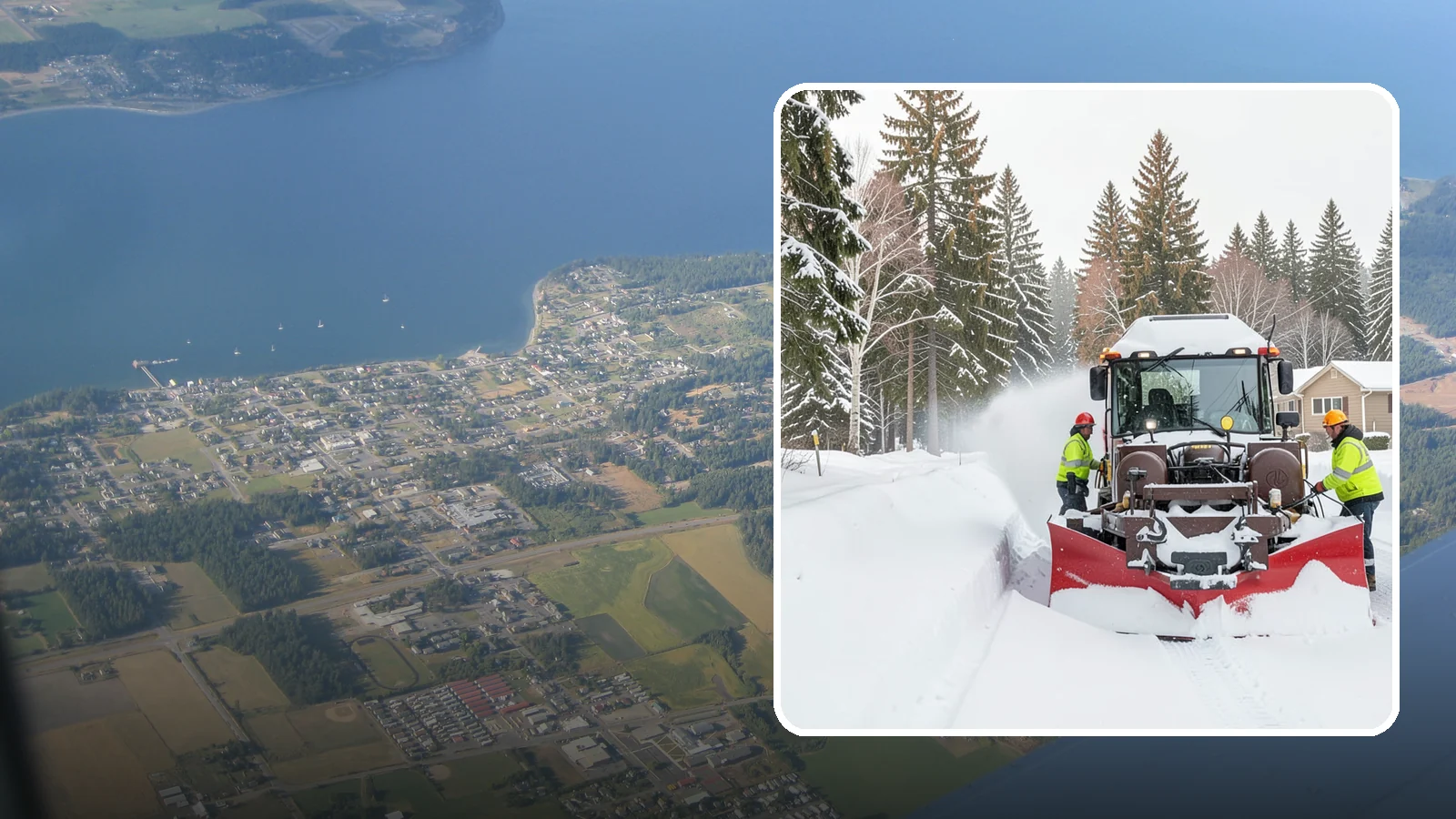 HOA Snow Plowing in Coupeville, Island County, WA - We plow HOA roads, guest lots, and shared entrances under one seasonal contract so the whole community stays connected during a...