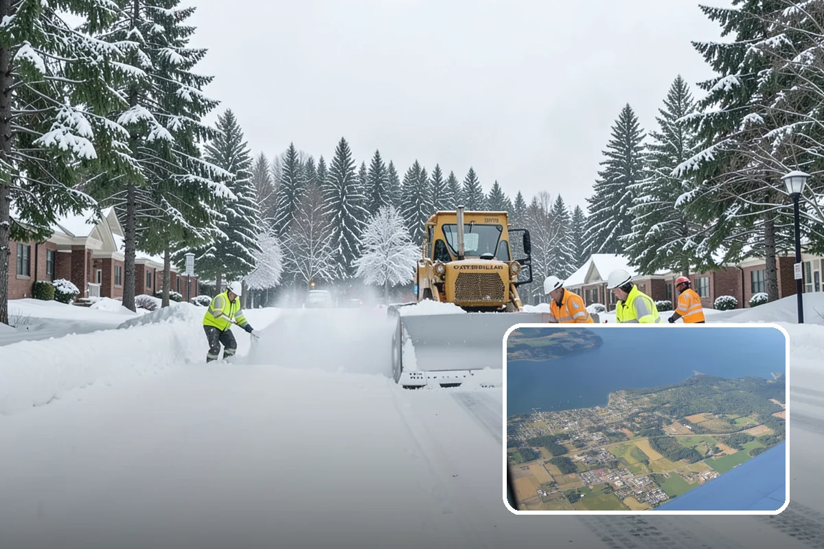 HOA Snow Plowing in Coupeville, Island County, WA - One seasonal contract covering all private roads and common areas