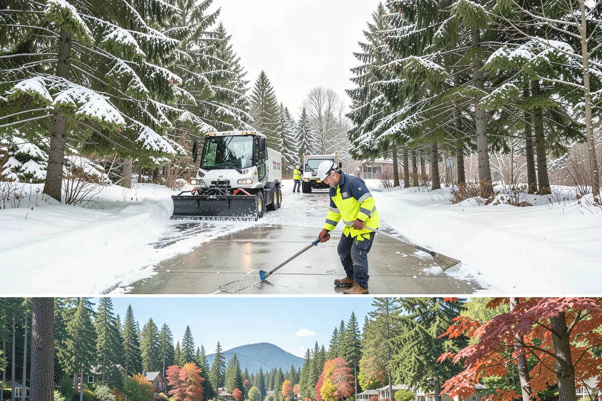 HOA Snow Plowing in Covington, King County, WA - Approve the seasonal contract before winter so the association avoids scrambling for a plow after the first storm warning.