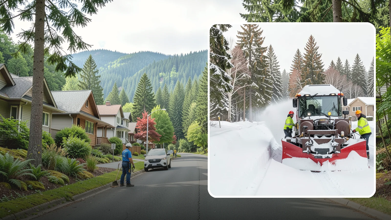 HOA Snow Plowing in Darrington, Snohomish County, WA - We plow HOA roads, guest lots, and shared entrances under one seasonal contract so the whole community stays connected during a...