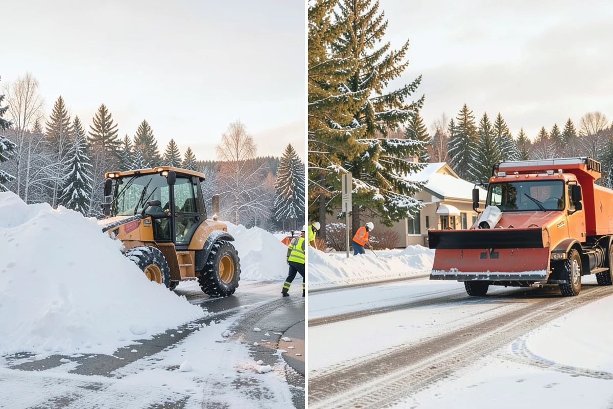 HOA Snow Plowing in Des Moines, King County, WA - Meet with the board to map private roads, common lots, and priority intersections