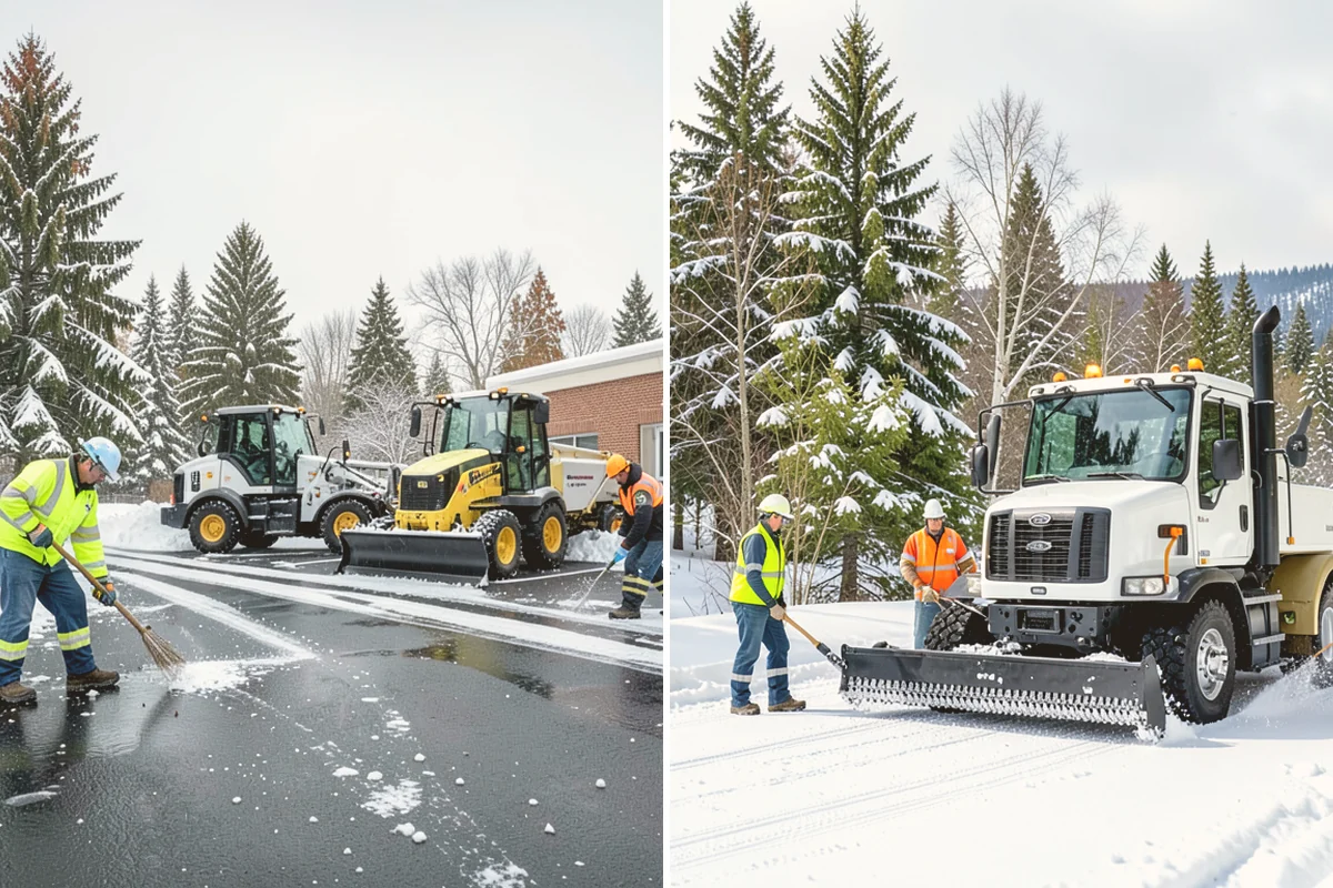 HOA Snow Plowing in Eatonville, Pierce County, WA - Meet with the board to map private roads, common lots, and priority intersections