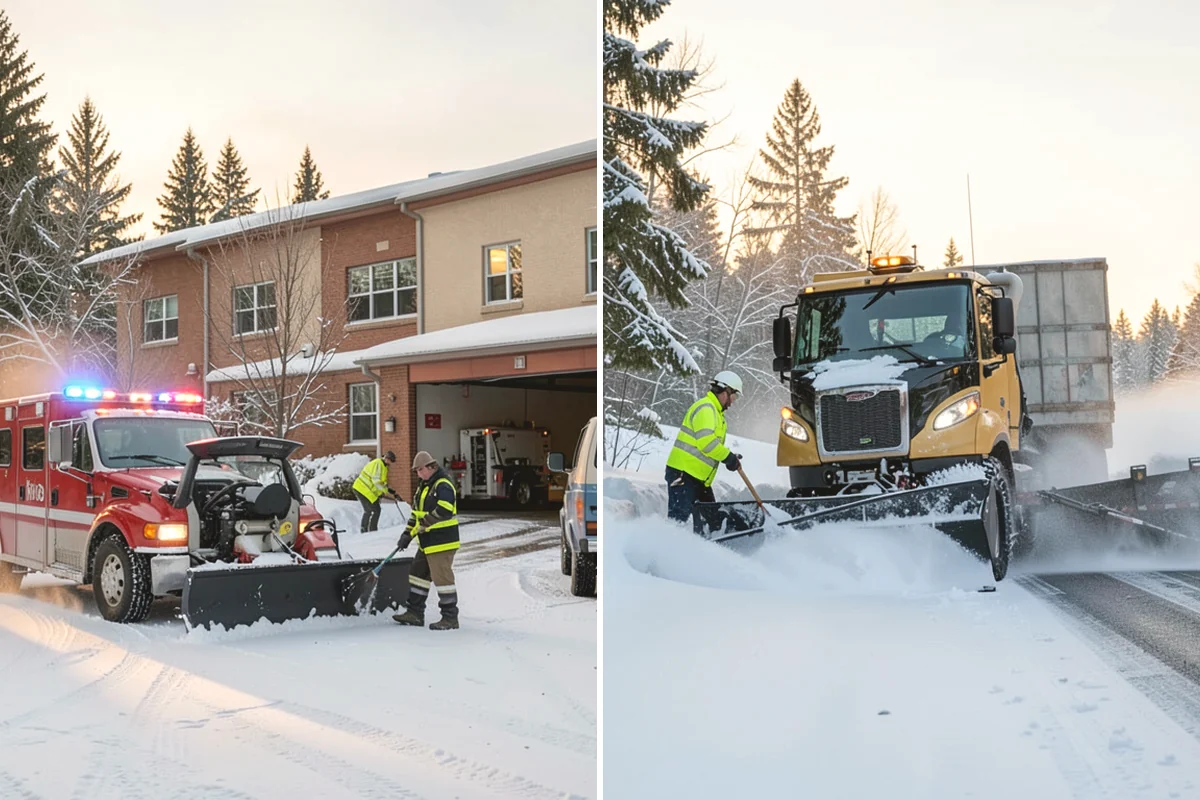 HOA Snow Plowing in Edgewood, Pierce County, WA - Meet with the board to map private roads, common lots, and priority intersections