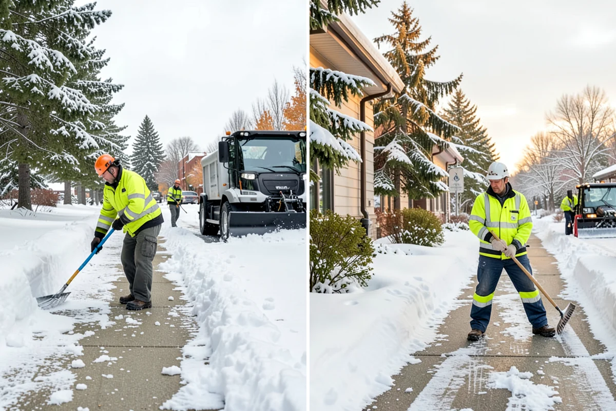 HOA Snow Plowing in Enumclaw, King County, WA - Meet with the board to map private roads, common lots, and priority intersections