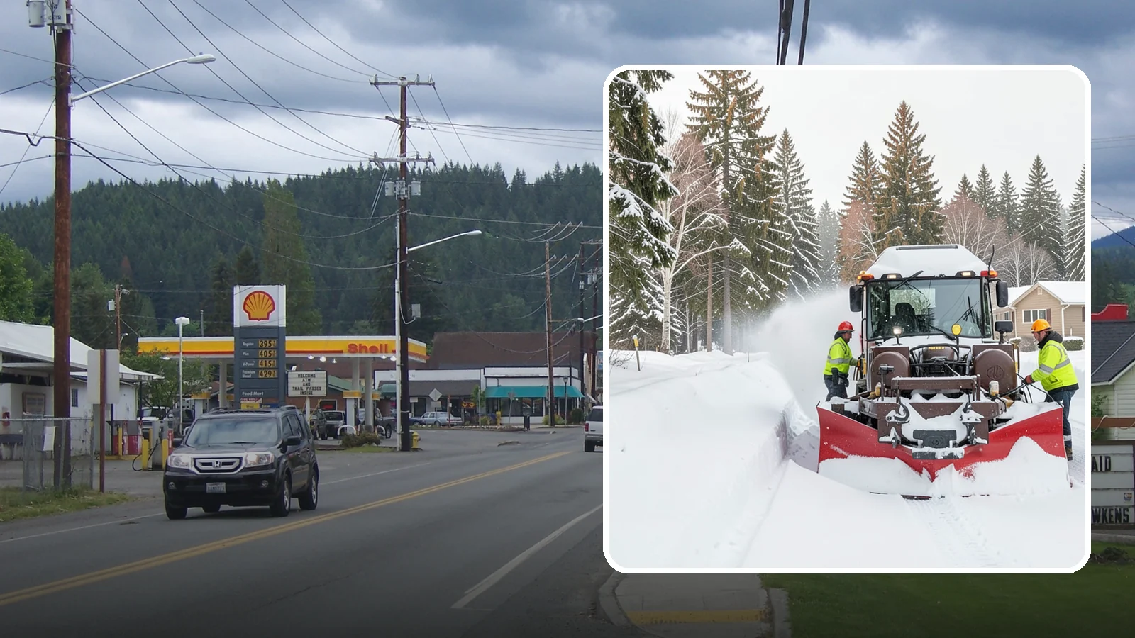 HOA Snow Plowing in Granite Falls, Snohomish County, WA - We plow HOA roads, guest lots, and shared entrances under one seasonal contract so the whole community stays connected during a...