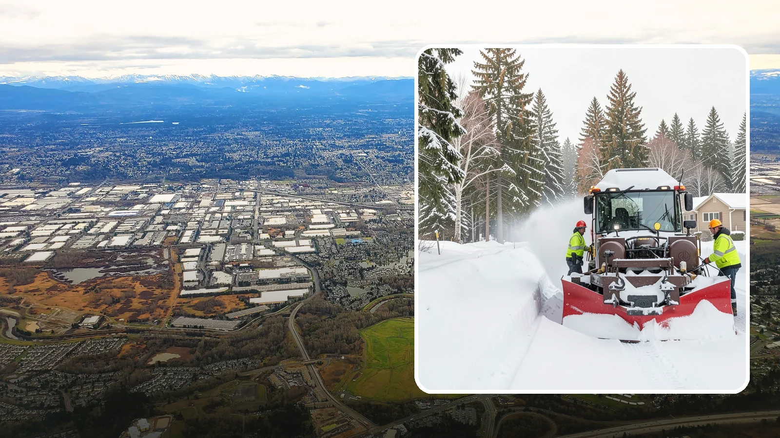 HOA Snow Plowing in Kent, King County, WA - We plow HOA roads, guest lots, and shared entrances under one seasonal contract so the whole community stays connected during a...