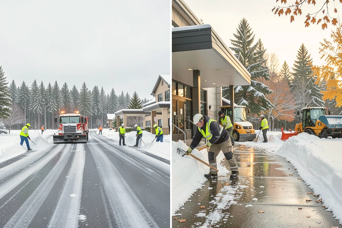 HOA Snow Plowing in Kent, King County, WA - Meet with the board to map private roads, common lots, and priority intersections
