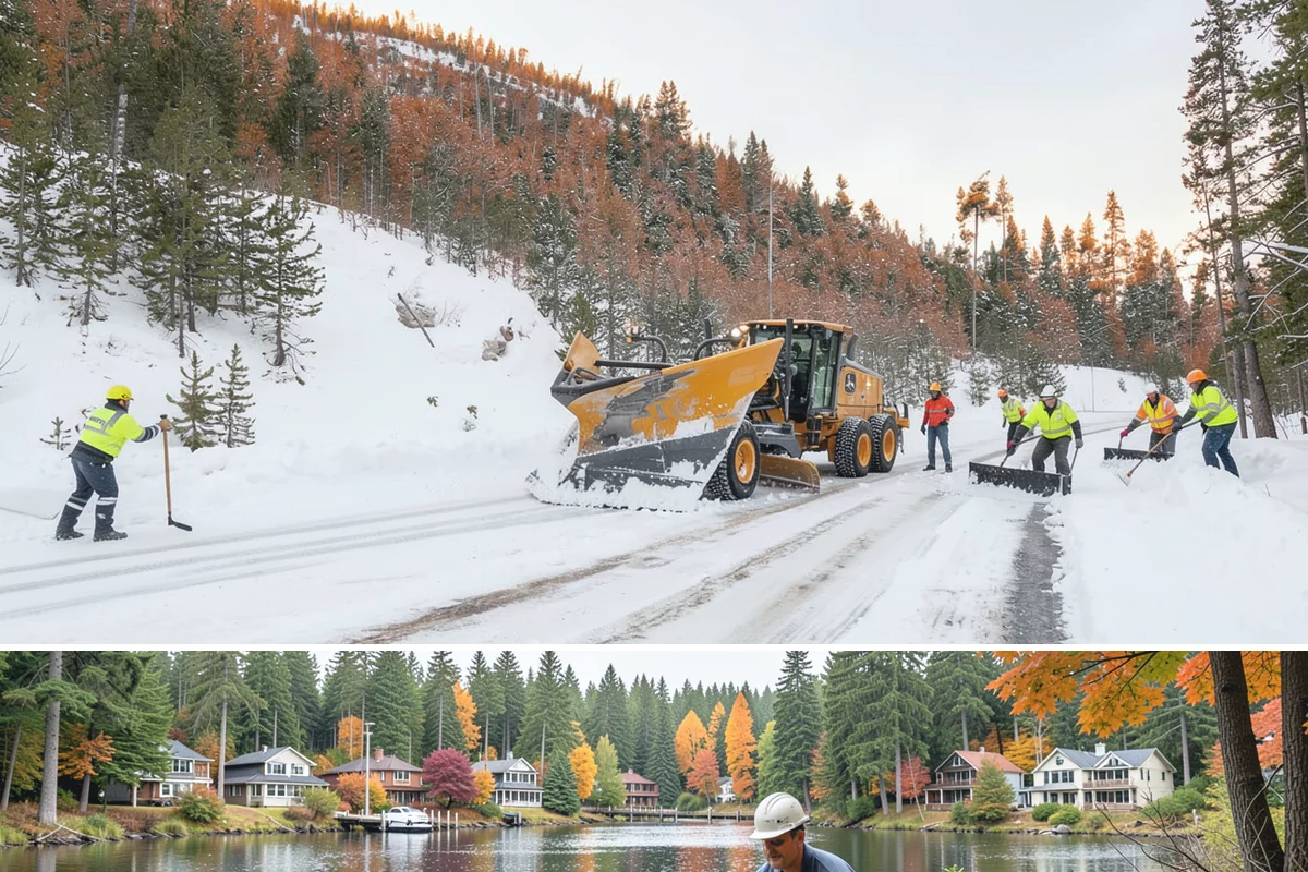 HOA Snow Plowing in La Conner, Skagit County, WA - Approve the seasonal contract before winter so the association avoids scrambling for a plow after the first storm warning.