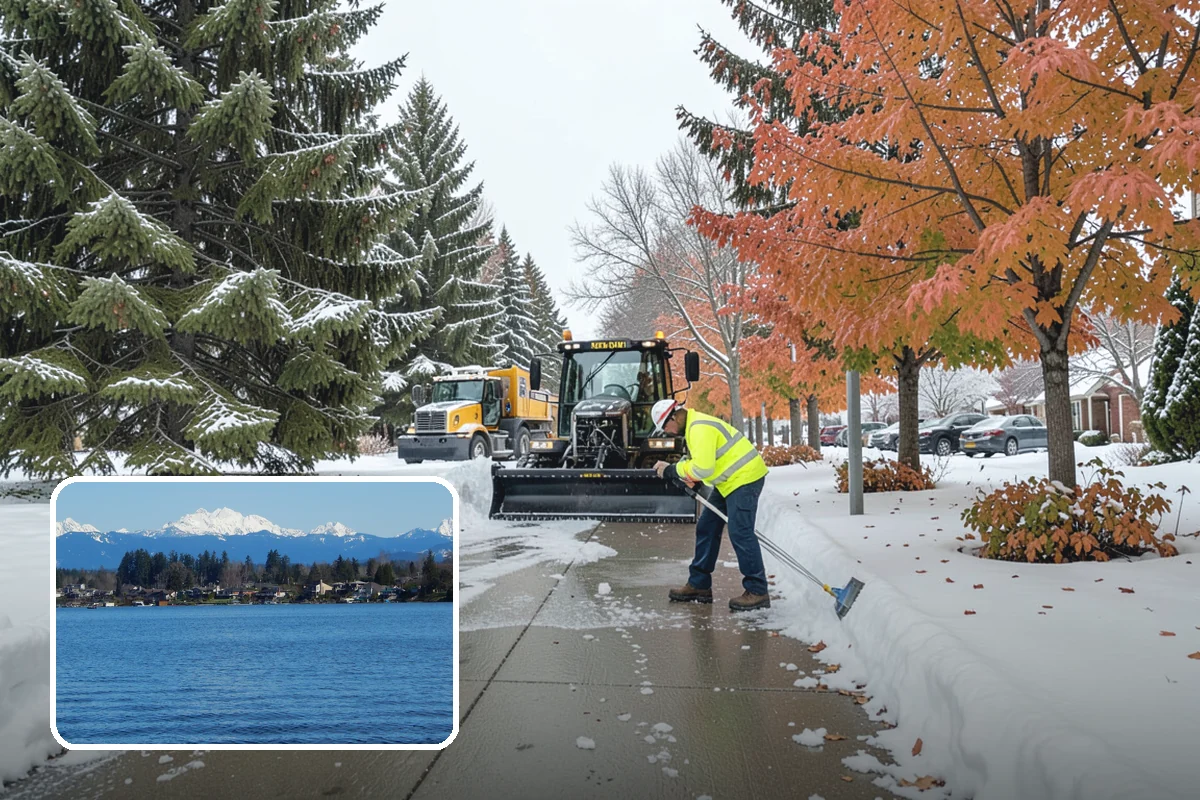 HOA Snow Plowing in Lake Stevens, Snohomish County, WA - One seasonal contract covering all private roads and common areas