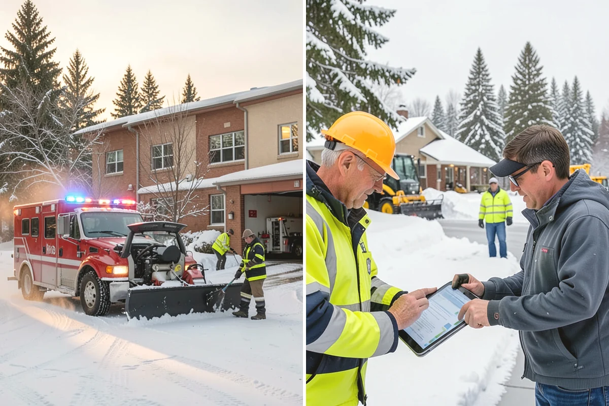 HOA Snow Plowing in Lake Stevens, Snohomish County, WA - Meet with the board to map private roads, common lots, and priority intersections