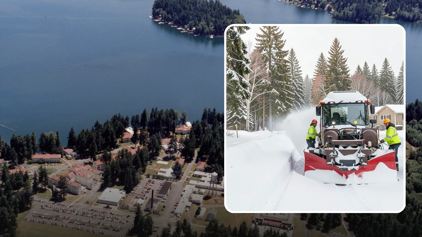 HOA Snow Plowing in Lakewood, Pierce County, WA - We plow HOA roads, guest lots, and shared entrances under one seasonal contract so the whole community stays connected during a...