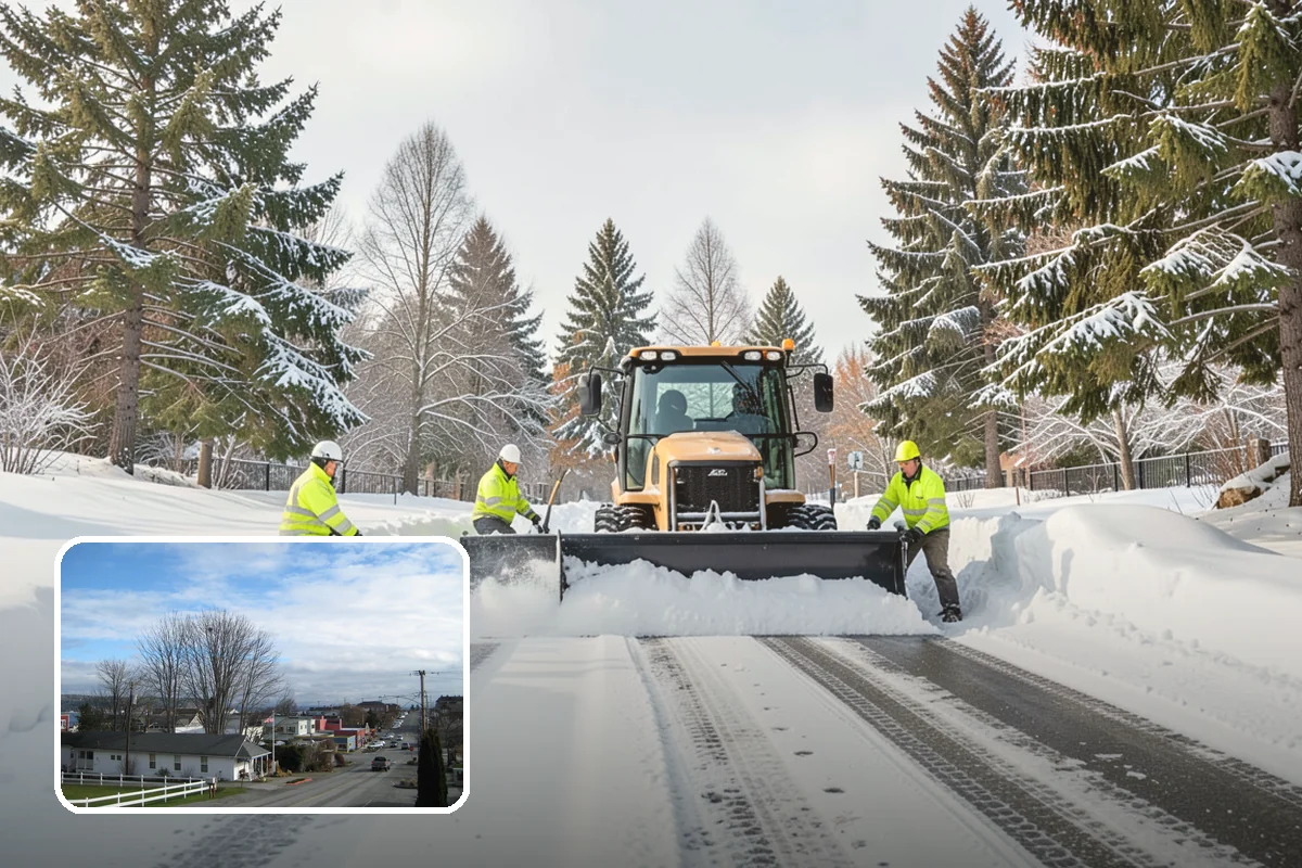 HOA Snow Plowing in Langley, Island County, WA - One seasonal contract covering all private roads and common areas