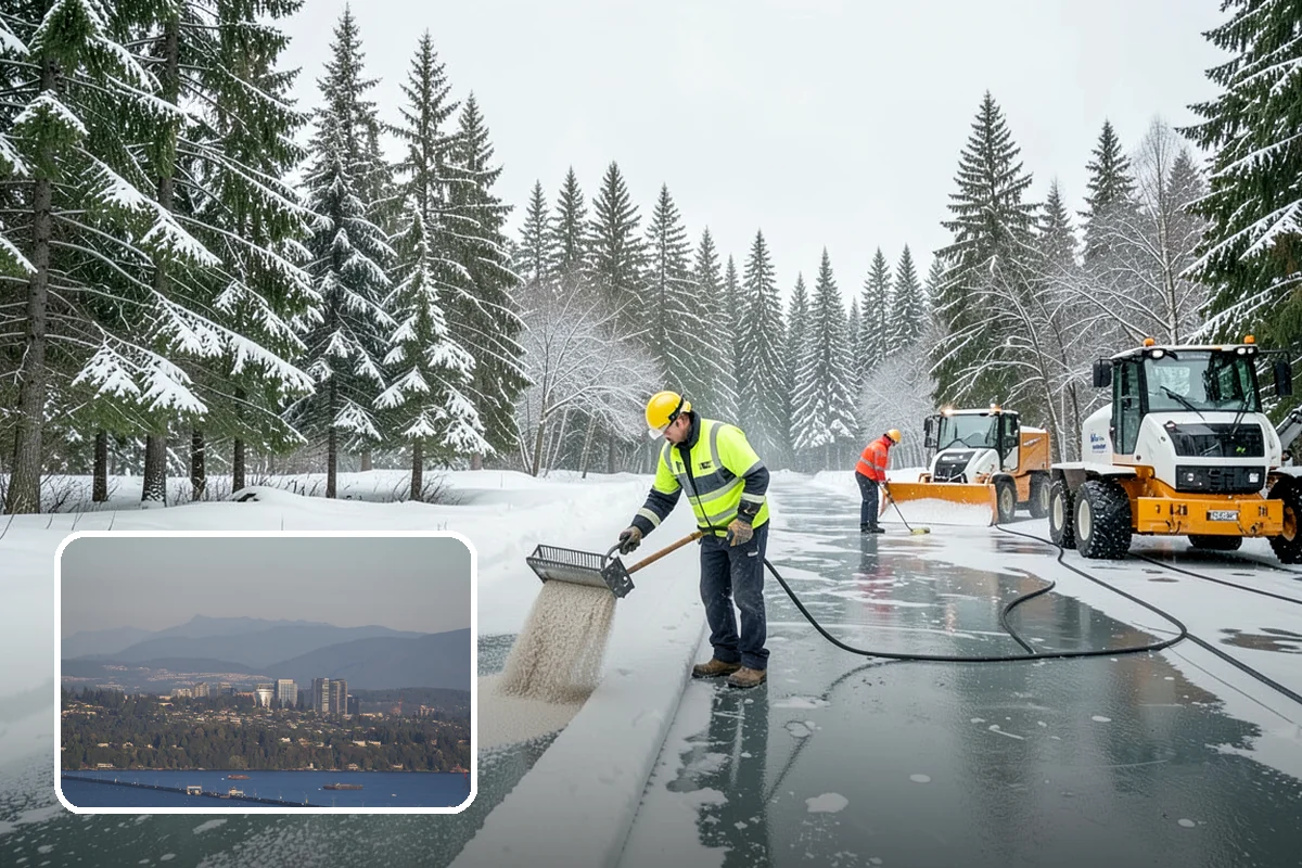 HOA Snow Plowing in Medina, King County, WA - One seasonal contract covering all private roads and common areas