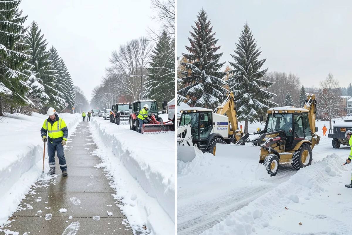 HOA Snow Plowing in Medina, King County, WA - Meet with the board to map private roads, common lots, and priority intersections