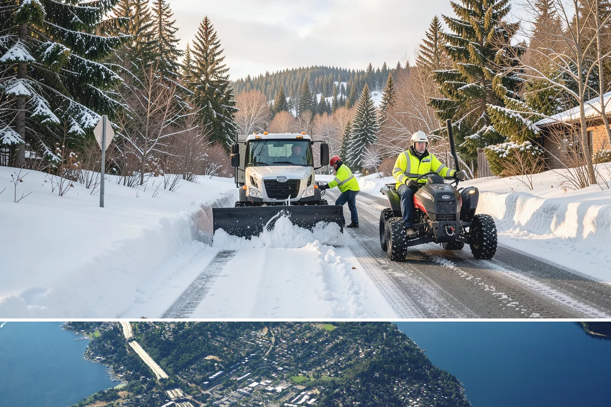 HOA Snow Plowing in Mercer Island, King County, WA - Approve the seasonal contract before winter so the association avoids scrambling for a plow after the first storm warning.